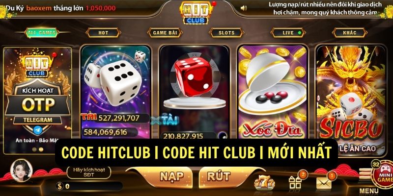 Code Hitclub Phần quà cho người chơi may mắn